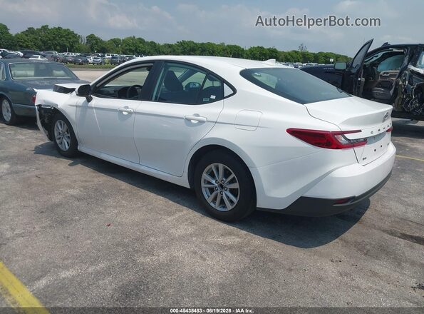 4T1DAACK1SU583879 2025 TOYOTA CAMRY White Задня ліва чверть