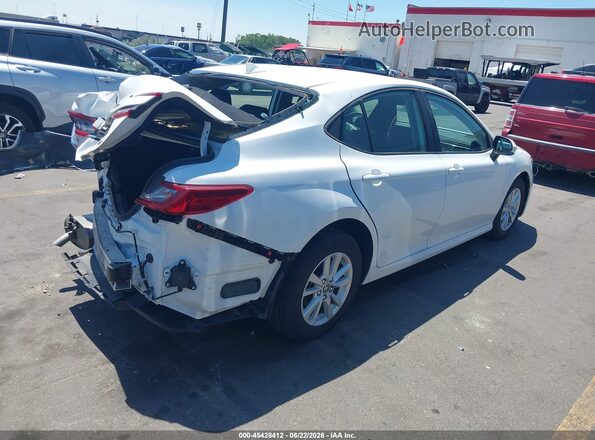 4T1DAACK1SU593179 2025 TOYOTA CAMRY White უკანა მარჯვენა