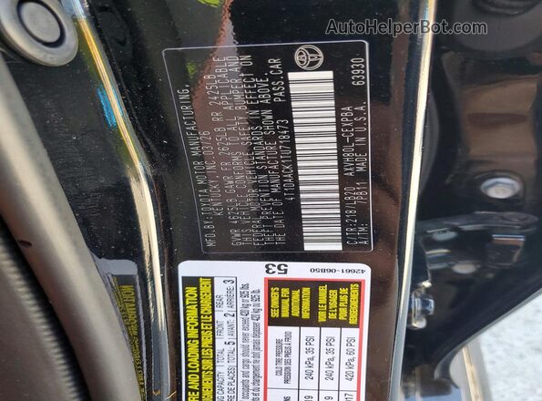 4T1DAACK1TU718473 2026 TOYOTA CAMRY Black 