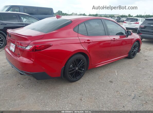 4T1DAACK2SU007797 2025 TOYOTA CAMRY Red Rear right