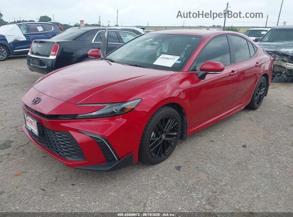 4T1DAACK2SU007797 2025 TOYOTA CAMRY Red Front left