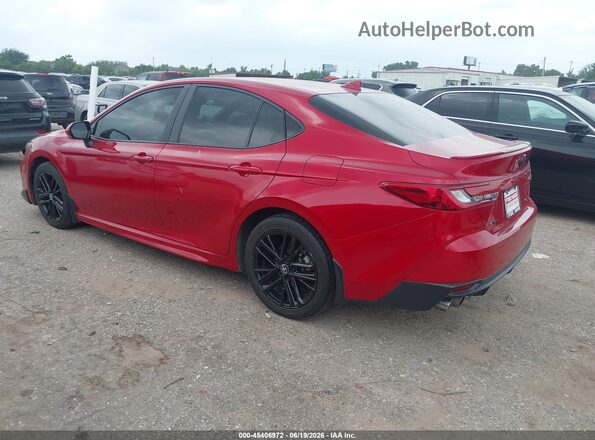 4T1DAACK2SU007797 2025 TOYOTA CAMRY Red Rear left