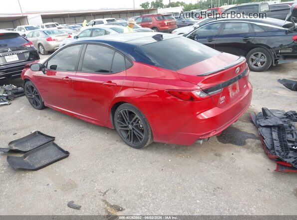 4T1DAACK2SU010599 2025 TOYOTA CAMRY Red უკანა მარცხენა