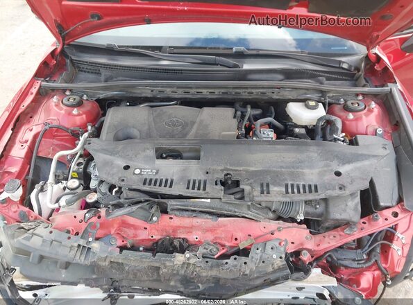 4T1DAACK2SU010599 2025 TOYOTA CAMRY Red უკანა ხედი