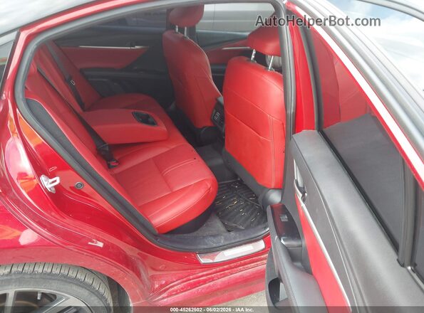 4T1DAACK2SU010599 2025 TOYOTA CAMRY Red VIN კოდის სტიკერის ხედი