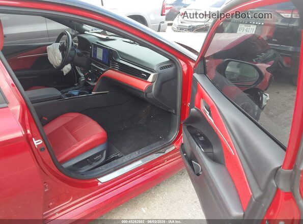 4T1DAACK2SU010599 2025 TOYOTA CAMRY Red წინა სალონის ხედი