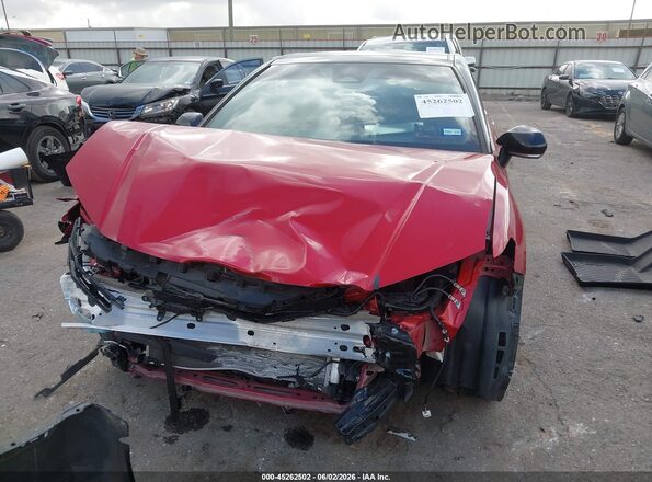 4T1DAACK2SU010599 2025 TOYOTA CAMRY Red უკანა სალონის ხედი