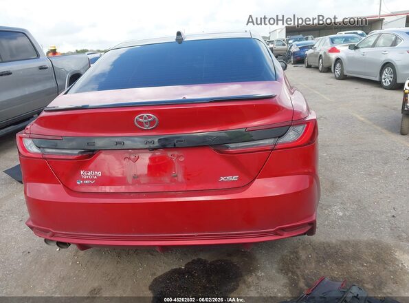 4T1DAACK2SU010599 2025 TOYOTA CAMRY Red 