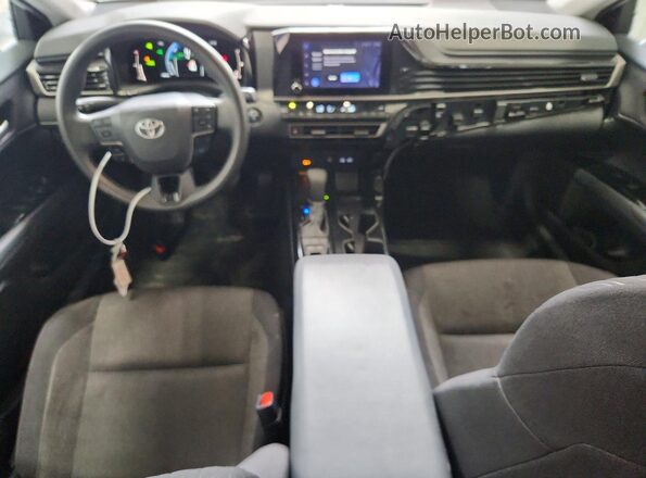4T1DAACK2SU022218 2025 TOYOTA CAMRY White Առջևի վահանակի տեսք