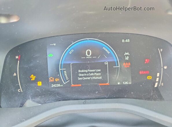 4T1DAACK2SU141368 2025 TOYOTA CAMRY Blue Вид щитка приладів