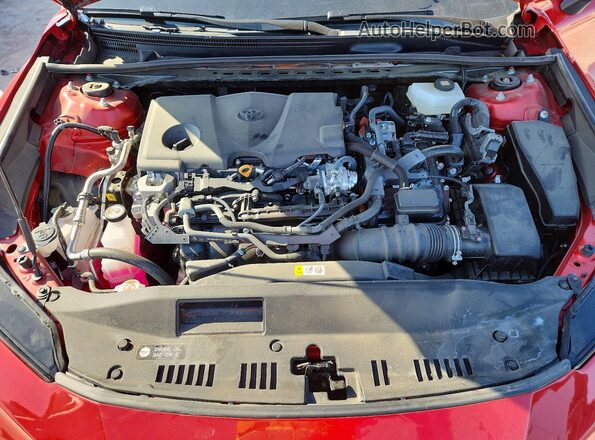 4T1DAACK2SU180428 2025 TOYOTA CAMRY Red Rear interior view