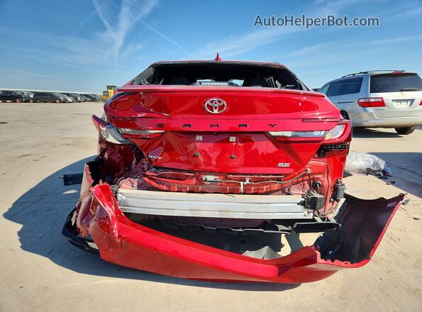 4T1DAACK2SU180428 2025 TOYOTA CAMRY Red Rear view