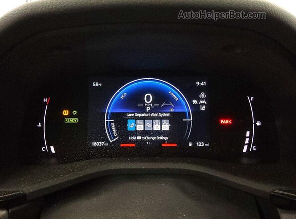 4T1DAACK2SU181112 2025 TOYOTA CAMRY Black Instrument cluster view