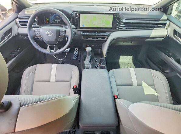 4T1DAACK2SU200662 2025 TOYOTA CAMRY White Вид панелі приладів