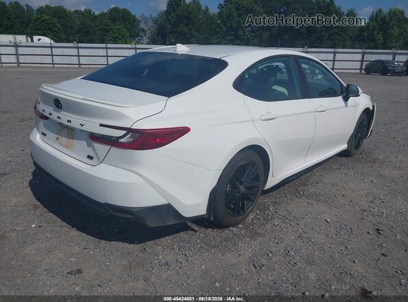 4T1DAACK2SU537980 2025 TOYOTA CAMRY White Задня права чверть