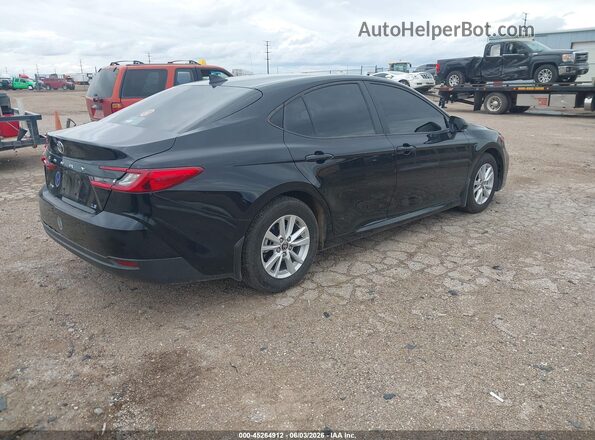 4T1DAACK2SU641000 2025 TOYOTA CAMRY Black Հետևի աջ