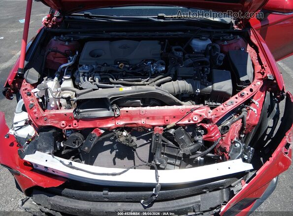4T1DAACK3SU014127 2025 TOYOTA CAMRY Red Вид ззаду