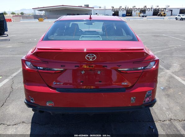 4T1DAACK3SU014127 2025 TOYOTA CAMRY Red 