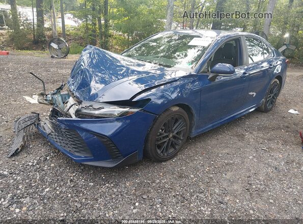 4T1DAACK3SU014368 2025 TOYOTA CAMRY Blue Առջևի ձախ երեք քառորդ տեսարան