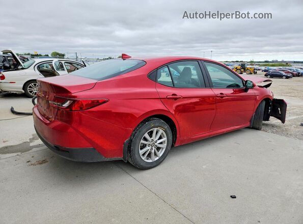 4T1DAACK3SU044549 2025 TOYOTA CAMRY Red უკანა მარჯვენა