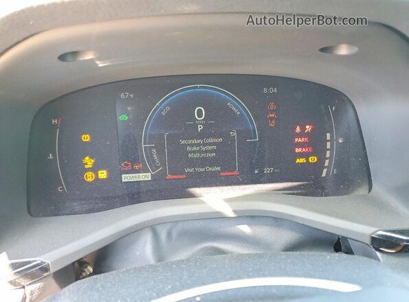 4T1DAACK3SU502297 2025 TOYOTA CAMRY Черный Вид щитка приборов
