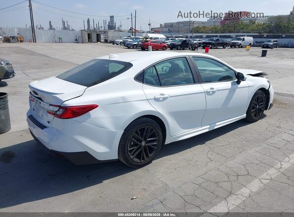 4T1DAACK3SU527409 2025 TOYOTA CAMRY White Tył prawy