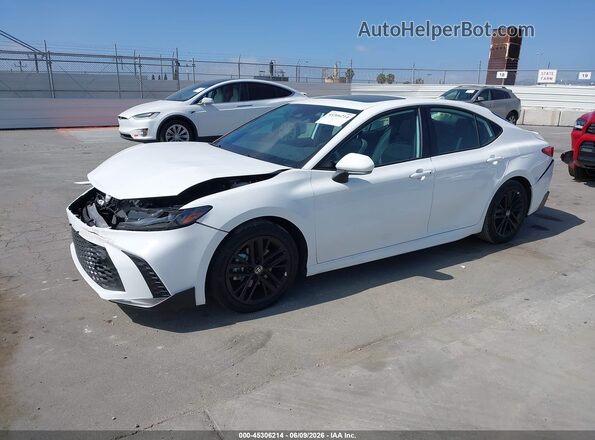 4T1DAACK3SU527409 2025 TOYOTA CAMRY White Przód lewy