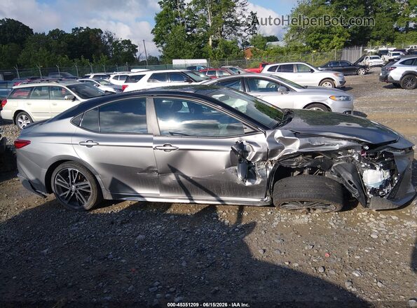 4T1DAACK3SU529886 2025 TOYOTA CAMRY Серый Вид задней части салона
