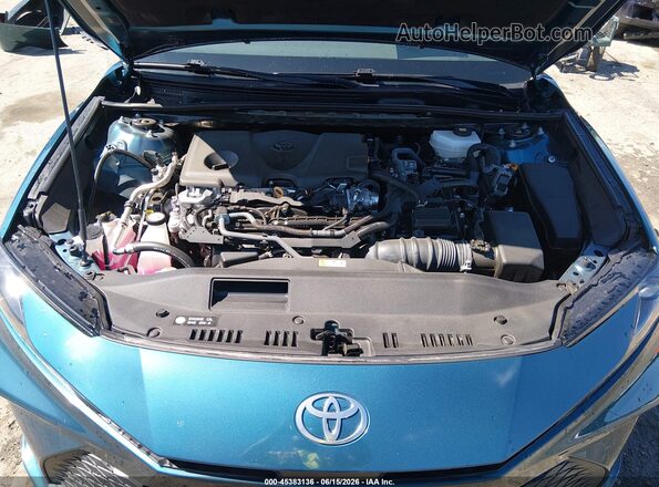 4T1DAACK3SU539124 2025 TOYOTA CAMRY Turquoise Widok z tyłu
