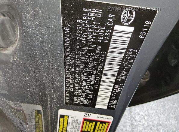 4T1DAACK3SU557042 2025 TOYOTA CAMRY Black Engine compartment view