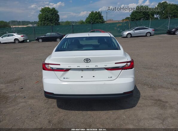 4T1DAACK4SU004626 2025 TOYOTA CAMRY White 