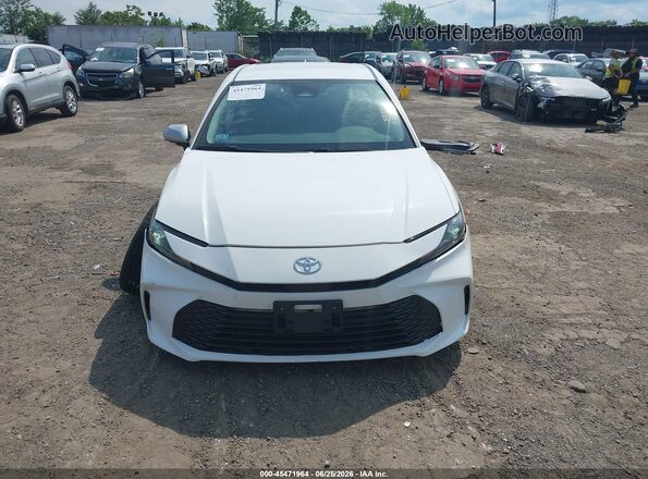 4T1DAACK4SU004626 2025 TOYOTA CAMRY White Սալոնի հետևի տեսք