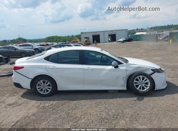 4T1DAACK4SU004626 2025 TOYOTA CAMRY White Սալոնի 360 աստիճան տեսք