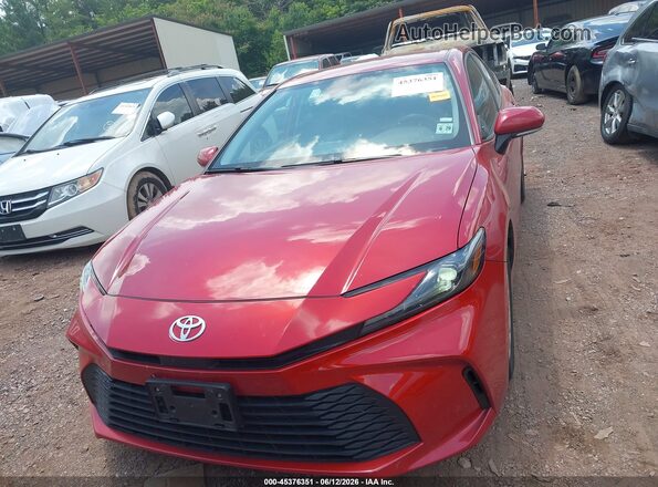 4T1DAACK4SU013827 2025 TOYOTA CAMRY Красный 