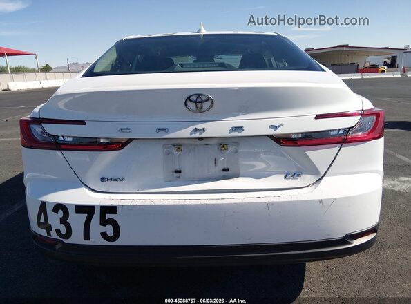 4T1DAACK4SU037772 2025 TOYOTA CAMRY White 