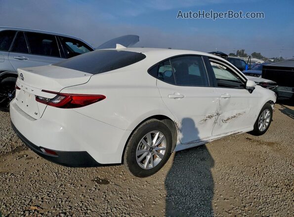 4T1DAACK4SU043541 2025 TOYOTA CAMRY White უკანა მარჯვენა