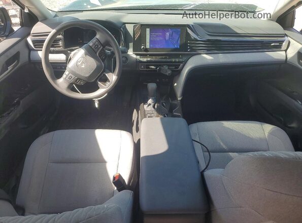 4T1DAACK4SU074045 2025 TOYOTA CAMRY Teal Առջևի վահանակի տեսք