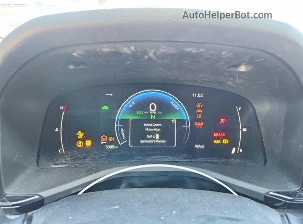 4T1DAACK4SU080329 2025 TOYOTA CAMRY Blue Instrument cluster view