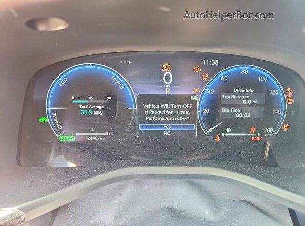 4T1DAACK4SU142554 2025 TOYOTA CAMRY White Widok zestawu wskaźników
