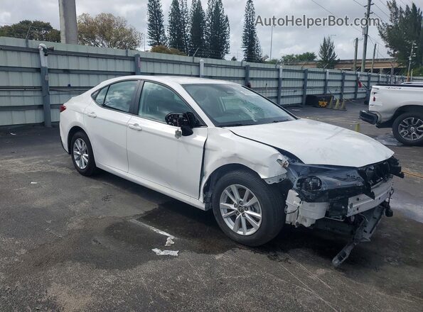 4T1DAACK4SU145678 2025 TOYOTA CAMRY White Przód prawy