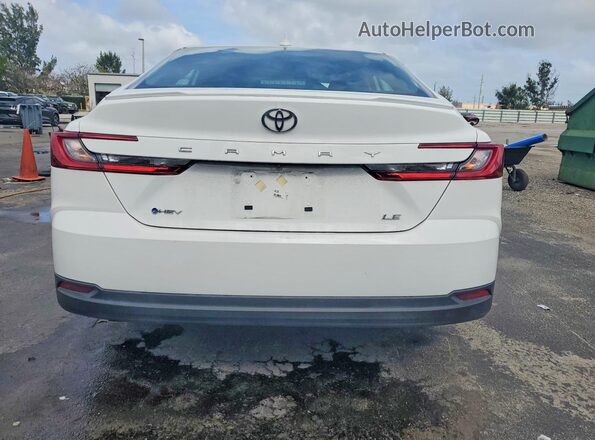 4T1DAACK4SU145678 2025 TOYOTA CAMRY White Widok z tyłu