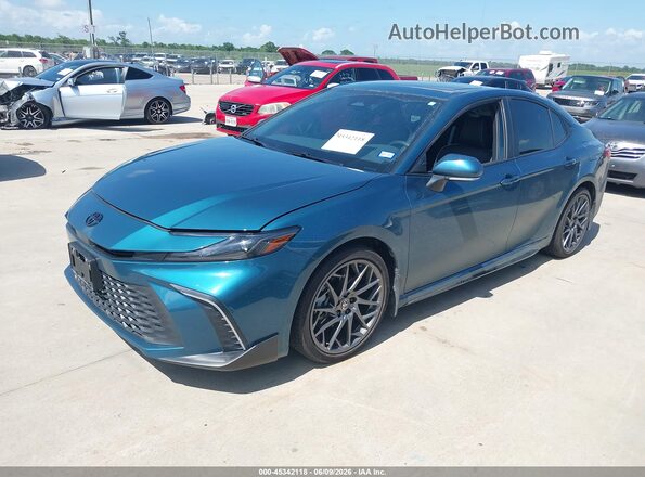 4T1DAACK4SU193424 2025 TOYOTA CAMRY Зеленый Передняя левая четверть