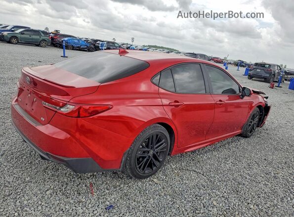 4T1DAACK4SU197683 2025 TOYOTA CAMRY Red უკანა მარჯვენა