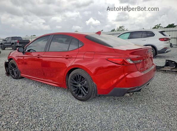 4T1DAACK4SU197683 2025 TOYOTA CAMRY Red უკანა მარცხენა