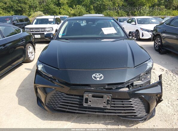 4T1DAACK4SU508769 2025 TOYOTA CAMRY Black ხელსაწყოთა პანელის ხედი