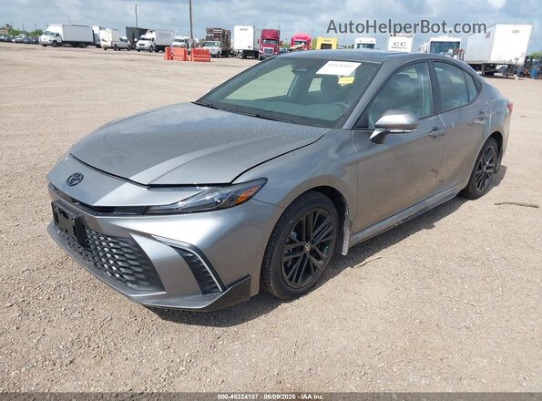4T1DAACK4TU306970 2026 TOYOTA CAMRY Gray წინა მარცხენა ხედი სამი მეოთხედიდან