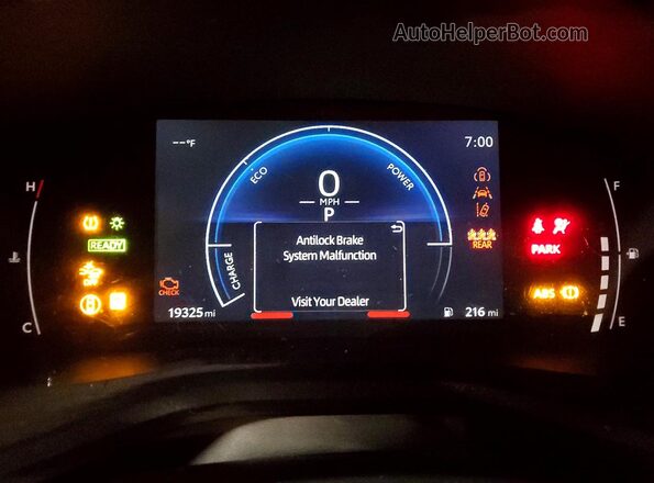 4T1DAACK4TU653392 2026 TOYOTA CAMRY Blue Вид щитка приладів