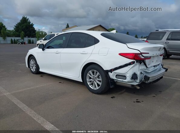 4T1DAACK4TU672346 2026 TOYOTA CAMRY White უკანა მარცხენა