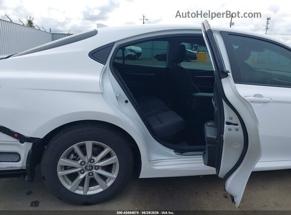 4T1DAACK4TU672346 2026 TOYOTA CAMRY White VIN კოდის სტიკერის ხედი