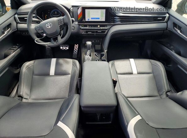 4T1DAACK5SU001976 2025 TOYOTA CAMRY Blue Dashboard view